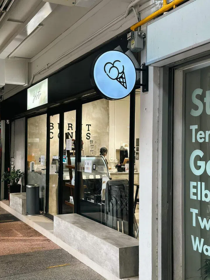 Burnt Cones’ Clementi outlet is its only shop that accepts CDC vouchers. PHOTO: BURNT CONES