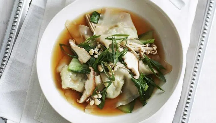Vegetable Dumplings In Broth