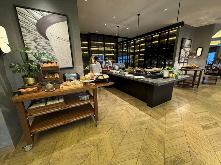 Breakfast at the lounge. Photo: Amanda Lim
