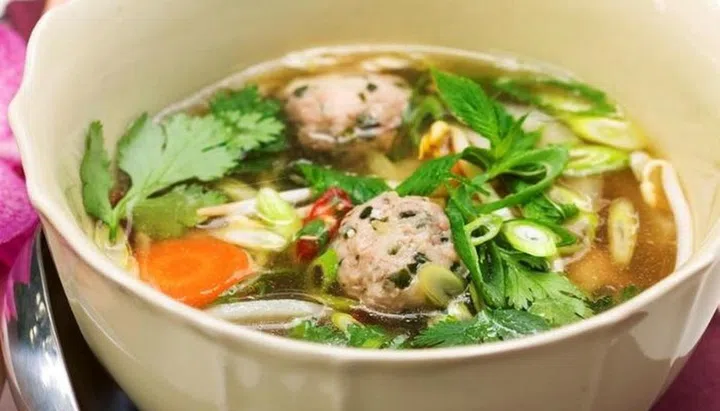 Pho Soup With Chicken Dumplings