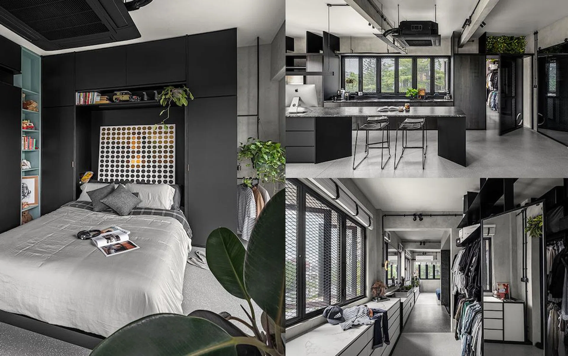 Industrial open plan home
