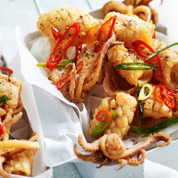 Air-Fryer Salt & Pepper Squid