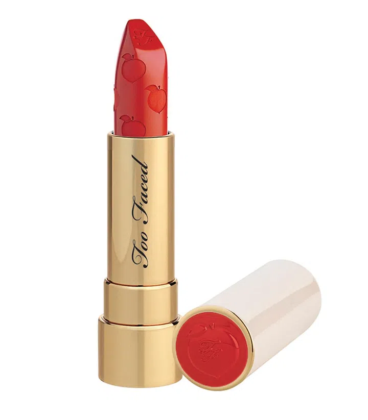 Too Faced Peach Kiss Moisture Matte Long Wear Lipstick in Breakfast Club ($34)