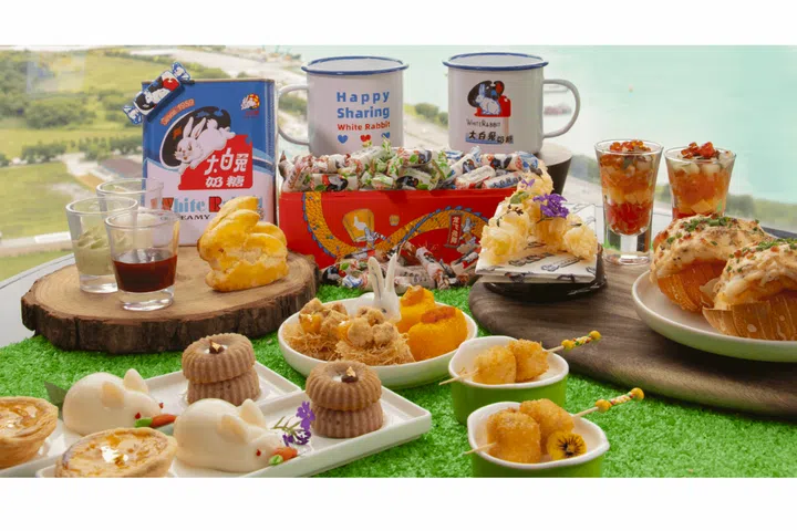 White rabbit afternoon tea