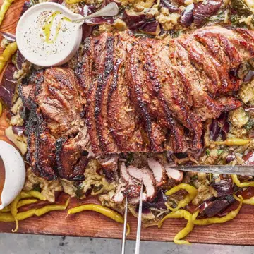 Gnarly Dukkah Roast Lamb by Jamie Oliver