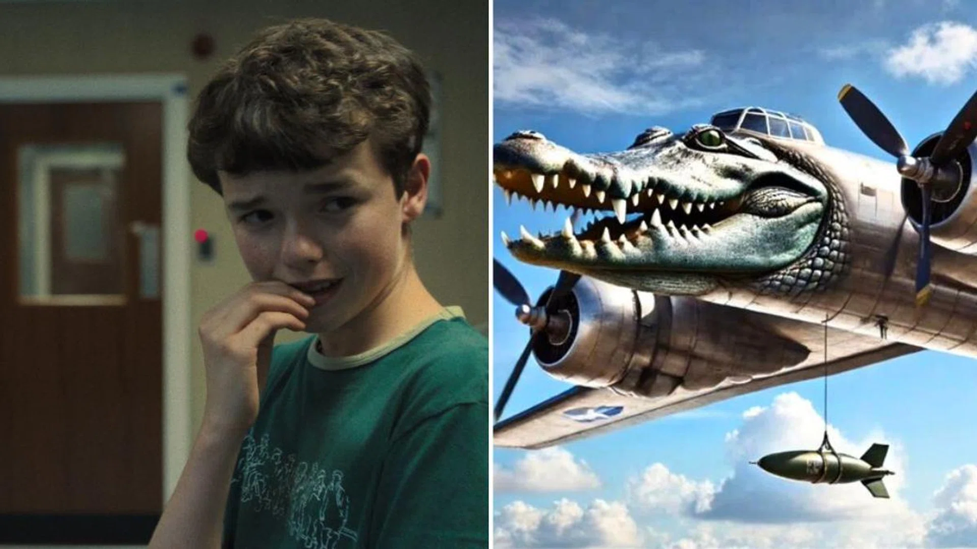 Images: Netflix (left), AI-generated (right)