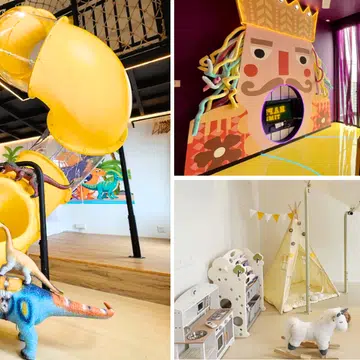 family friendly Airbnbs in Johor bahru with slides, ball pits and tents