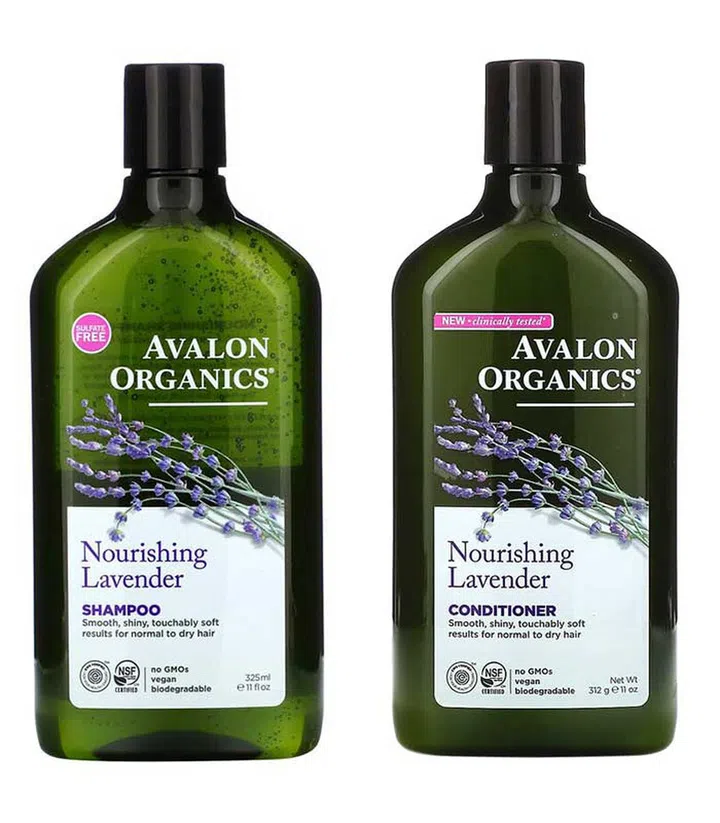Avalon Organics Nourishing Lavender Shampoo ($11.99) and Conditioner ($11.99)