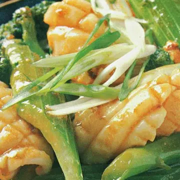 Squid With Broccoli