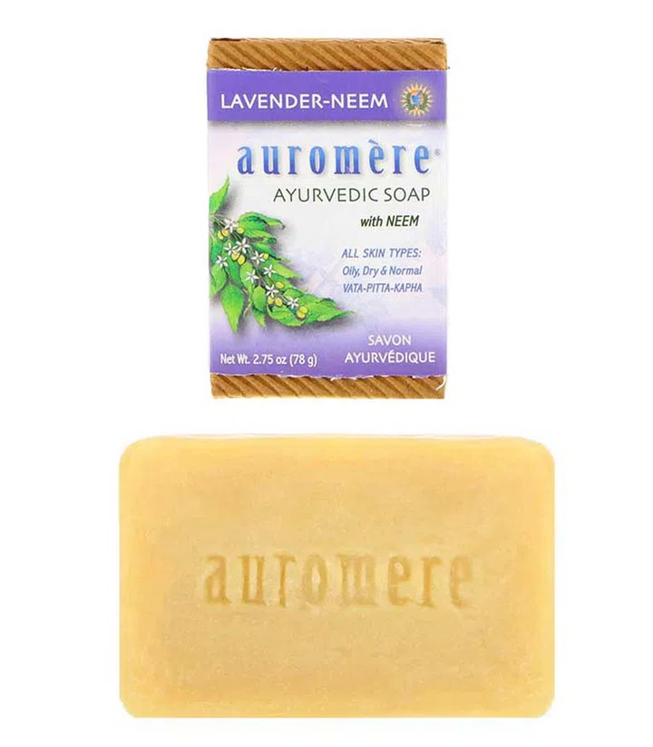 Auromere Ayurvedic Soap With Lavender and Neem ($3.11)