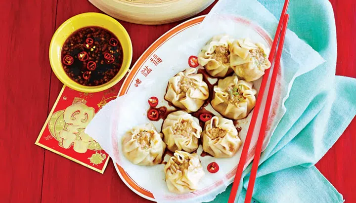 Chinese family feast - Steamed dim sim