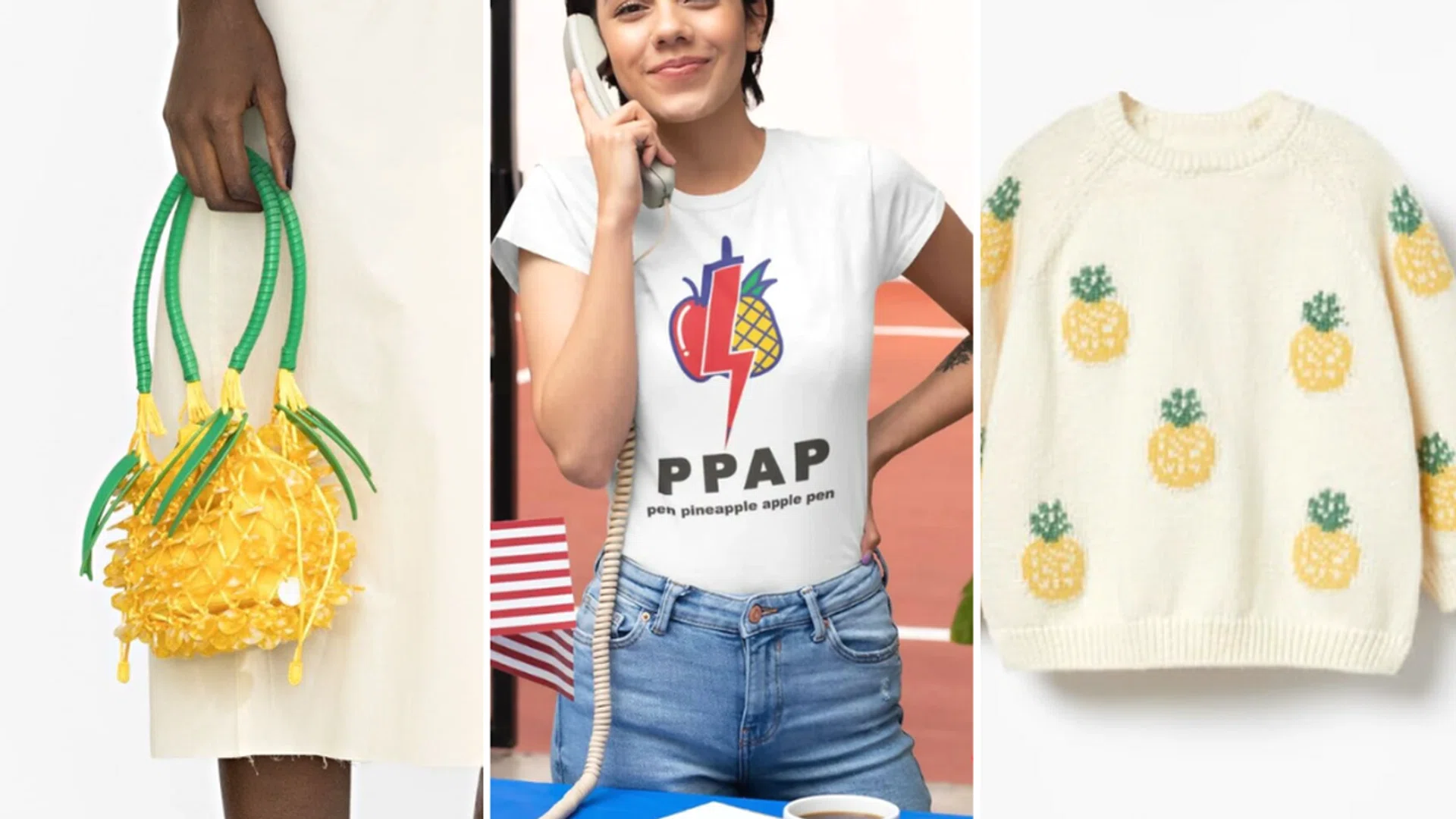 pineapple themed merch
