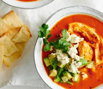 Adobo Chicken & Tortilla Soup