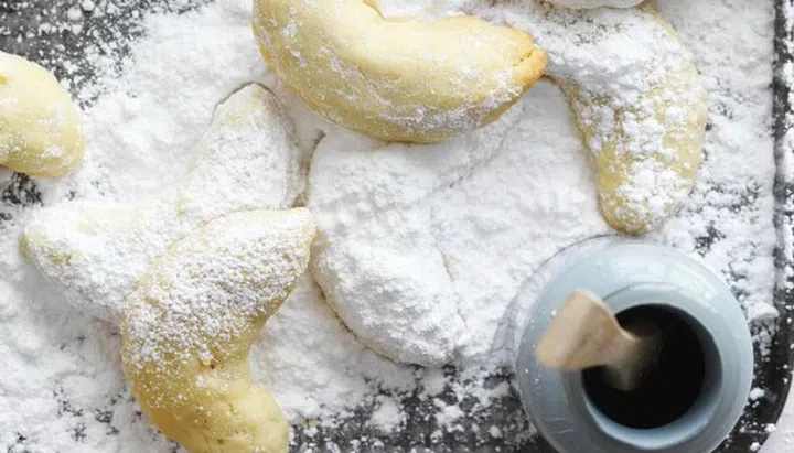 Greek Almond Crescents