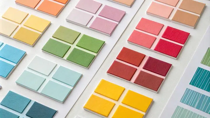 Choosing the ideal shade for your walls can be a challenge, especially when faced with swatches of similar colours. Credit: Young Lim/Home & Decor