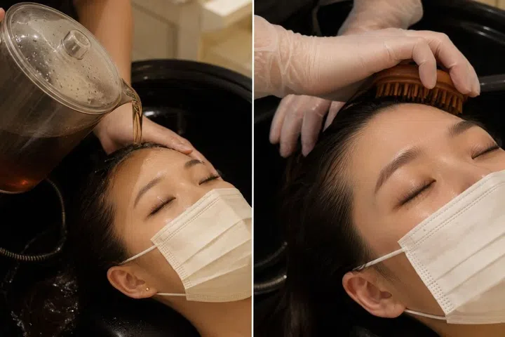 Most Relaxing Head Spa Treatment, Zen Beauty, Aqua Head Spa, scalp care, stress relief