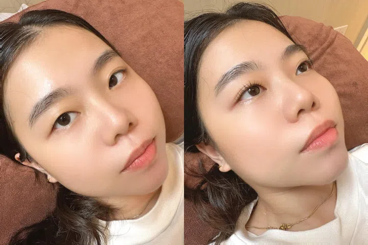 before after ultralash lift treatment perm