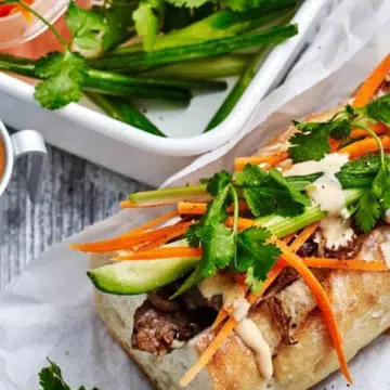 Lemongrass Beef Banh Mi