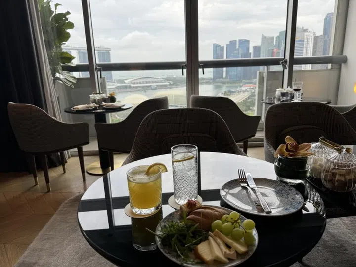 Evening canapes at the Lounge. Photo: Amanda Lim