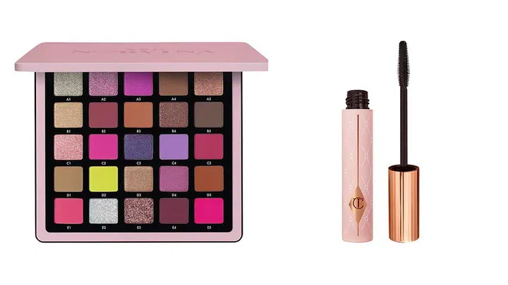 Anastasia Beverly Hills Norvina Pro Pigment Palette Vol. 4 ($115), Charlotte Tilbury Push Up Lashes! Mascara ($48)