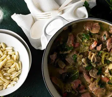 Chicken, Mushroom & Leek Fricassee