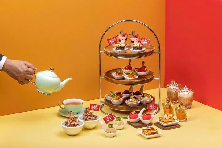 kitkat afternoon tea at amara singapore