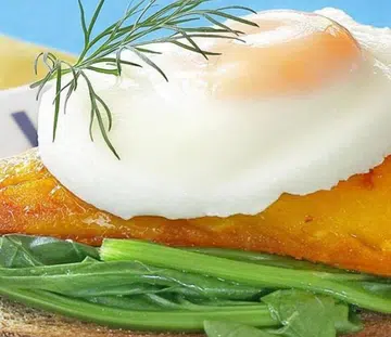 Smoked Cod Florentine