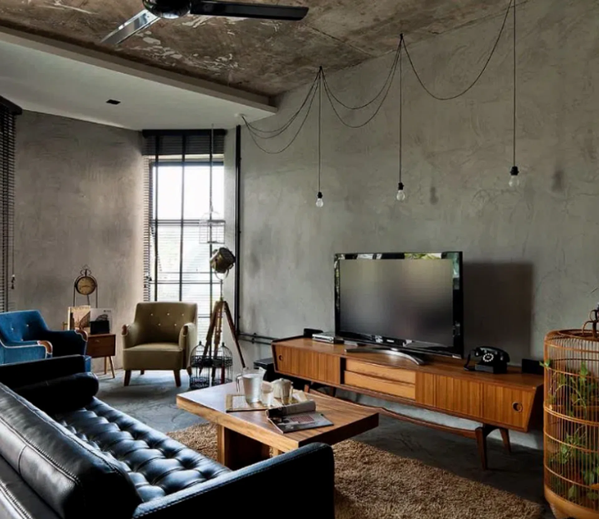 A Raw, Industrial-Style Makeover For This Walk-Up Apartment In Bedok