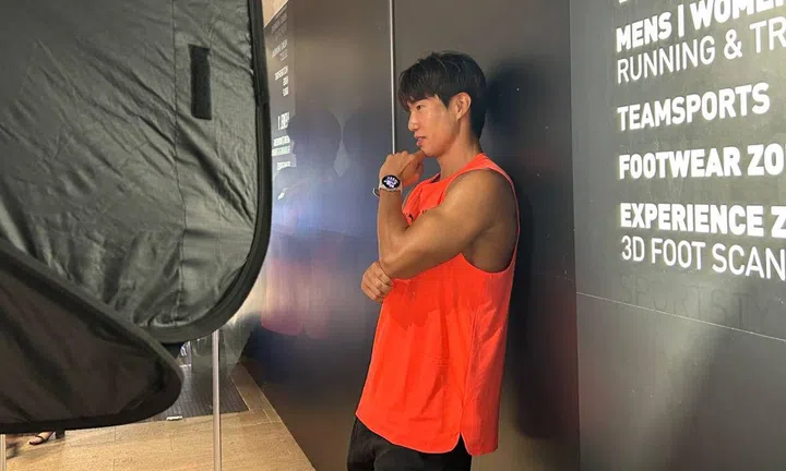 Strike a pose. Credit: Kendra Tan/The Singapore Women's Weekly
