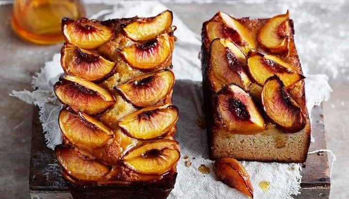 Flourless Almond, Plum & Orange Blossom Loaf