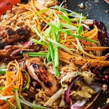 Korean-Style Barbecued Chicken Rice