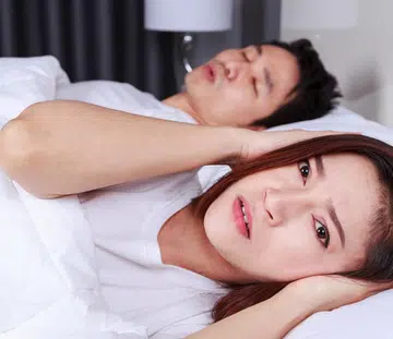 sleeping with snorer