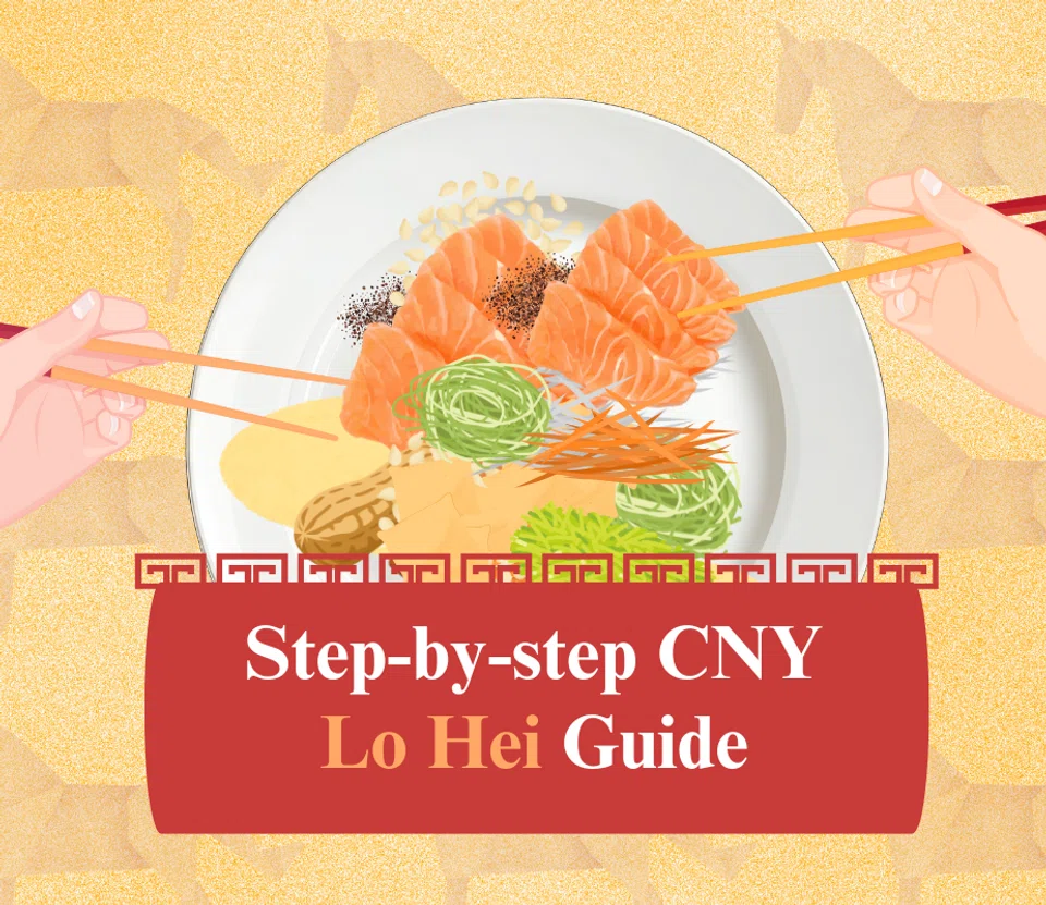 cny lohei yusheng steps
