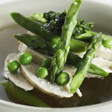 Chicken, Pea & Asparagus Soup