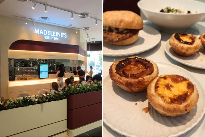 Madeleine’s portuguese egg tart cafe aperia mall