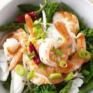 Garlic Seafood Stir-Fry