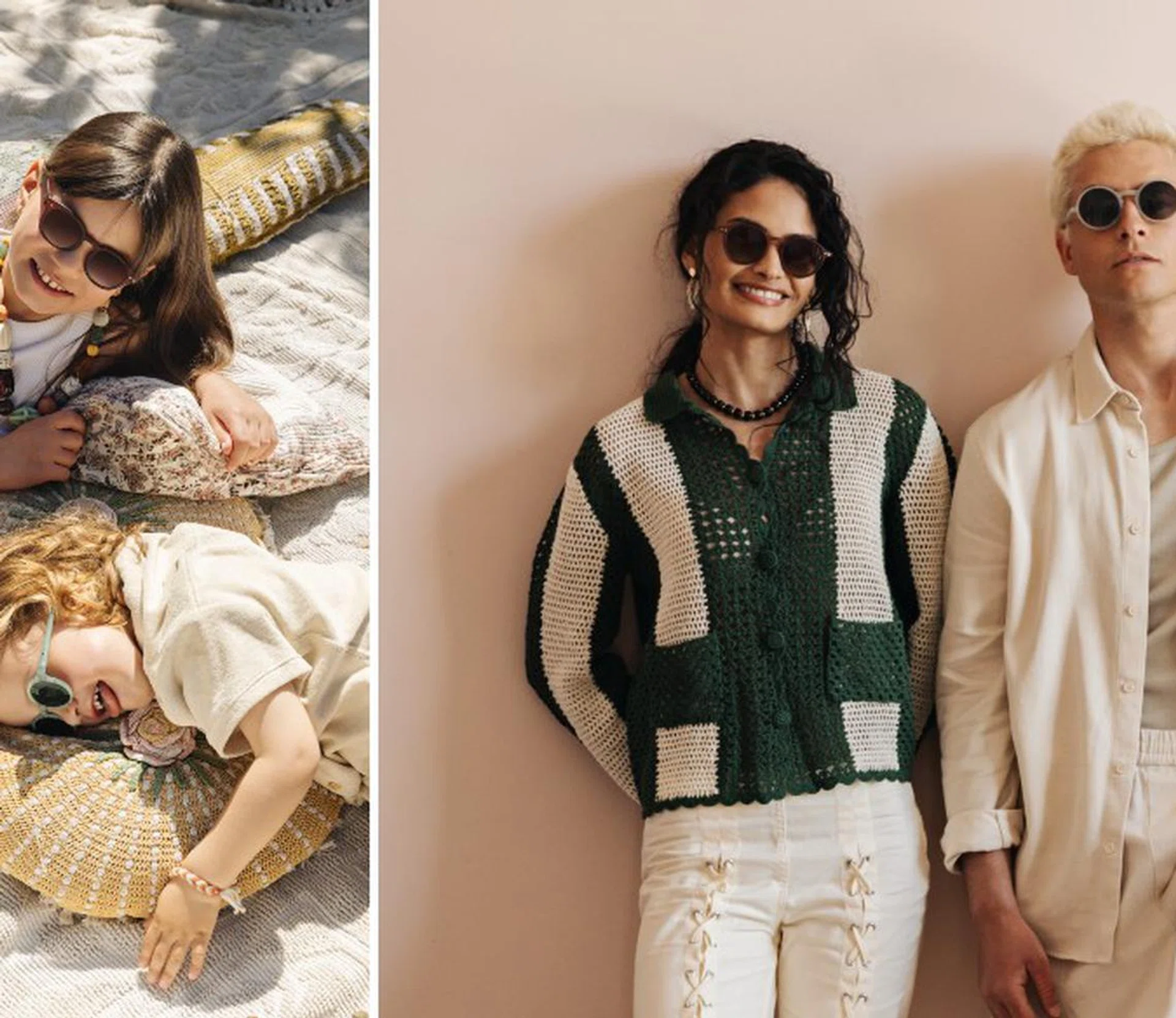 Stay cool and fashionable in this heat with Izipizi's sunglasses for everyone in the family. Credit: Izipizi