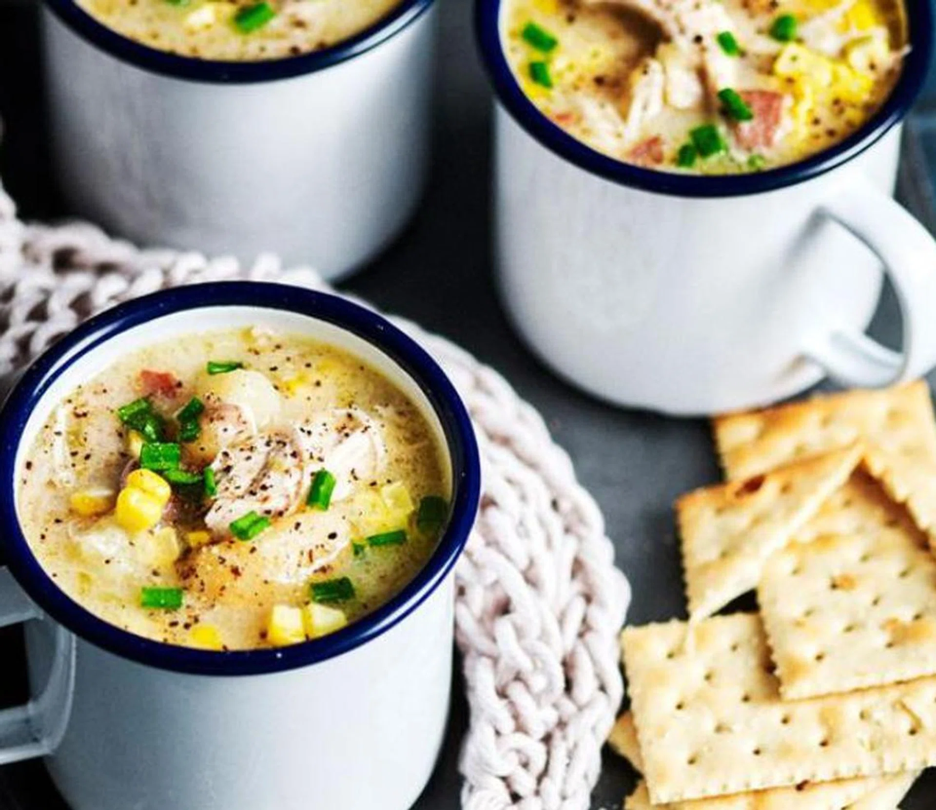 Slow Cooker Chicken & Corn Chowder