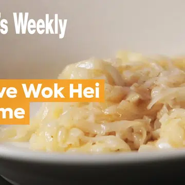 a plate of Ipoh Hor fun, chef shares how you can Achieve Wok Hei At Home
