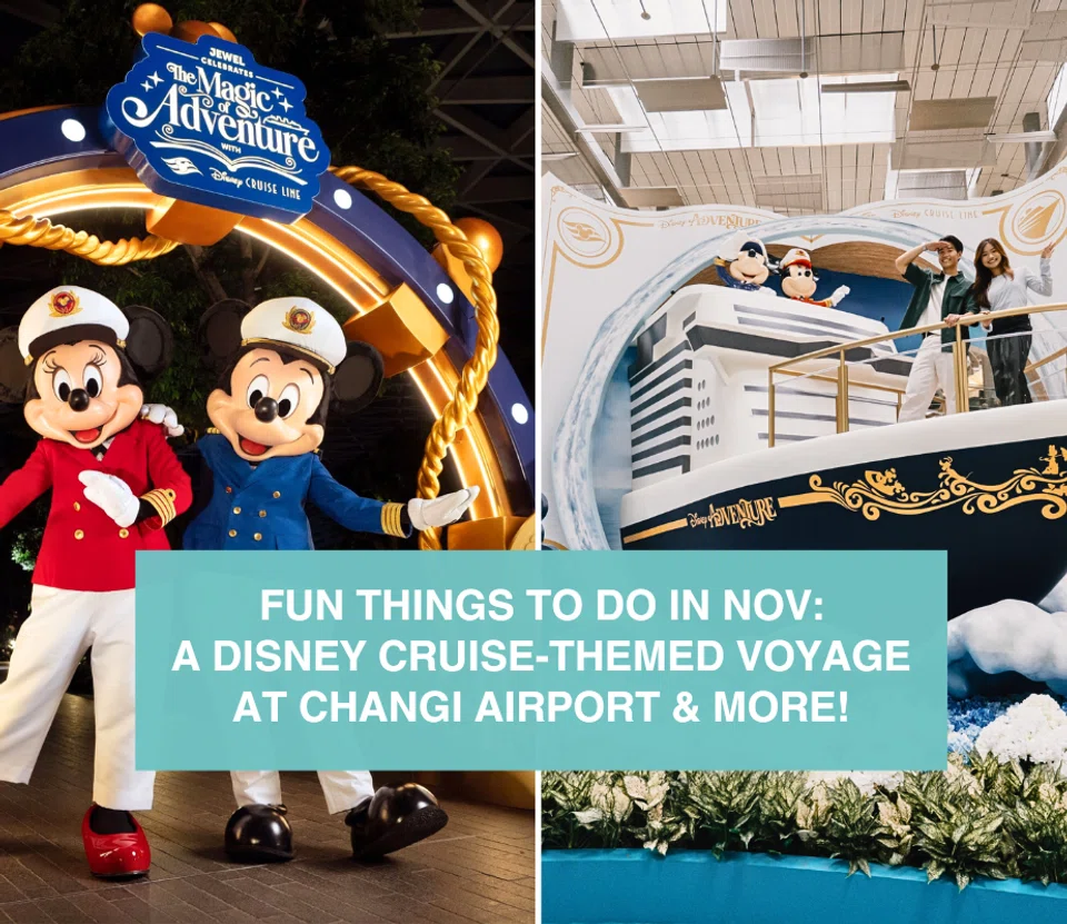 things to do with kids november 2025 disney cruise line changi airport