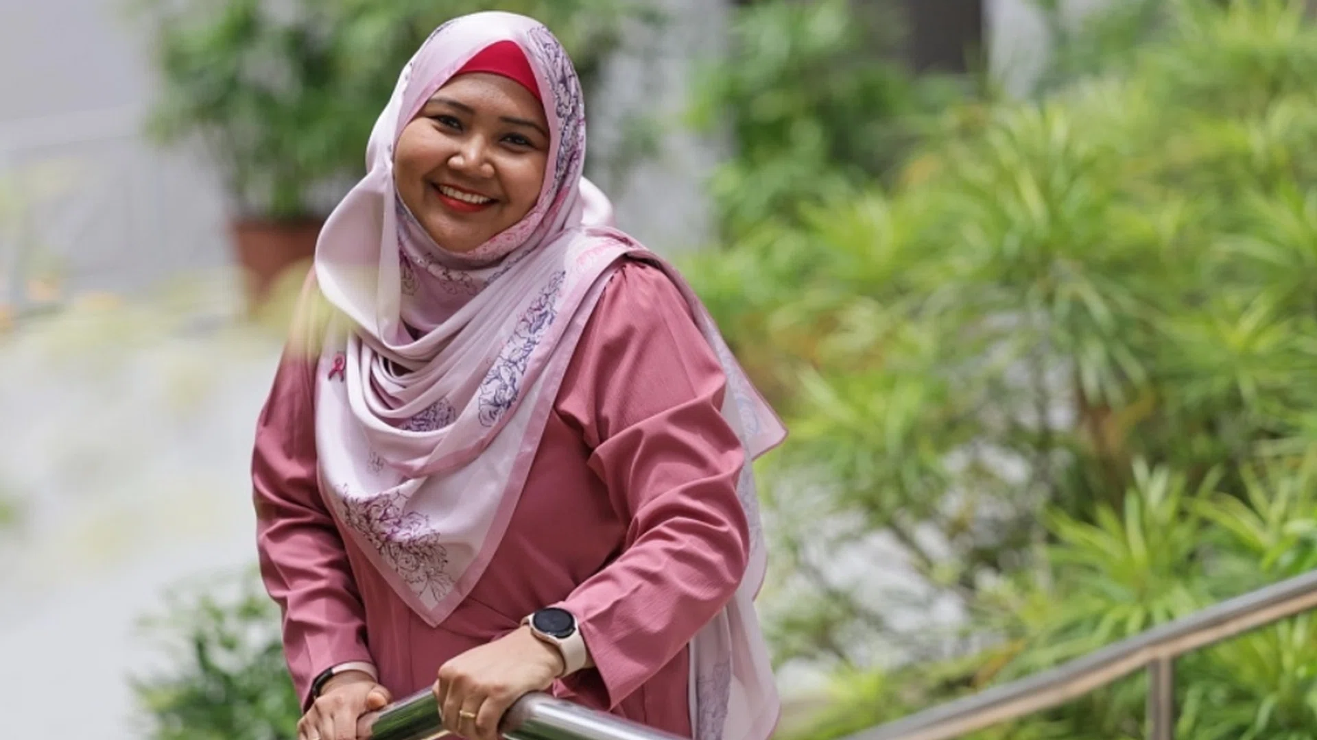 Ms Aisha Jiffry was looking forward to trying for a third child through IVF when she was diagnosed with breast cancer in 2020. ST PHOTO: GIN TAY