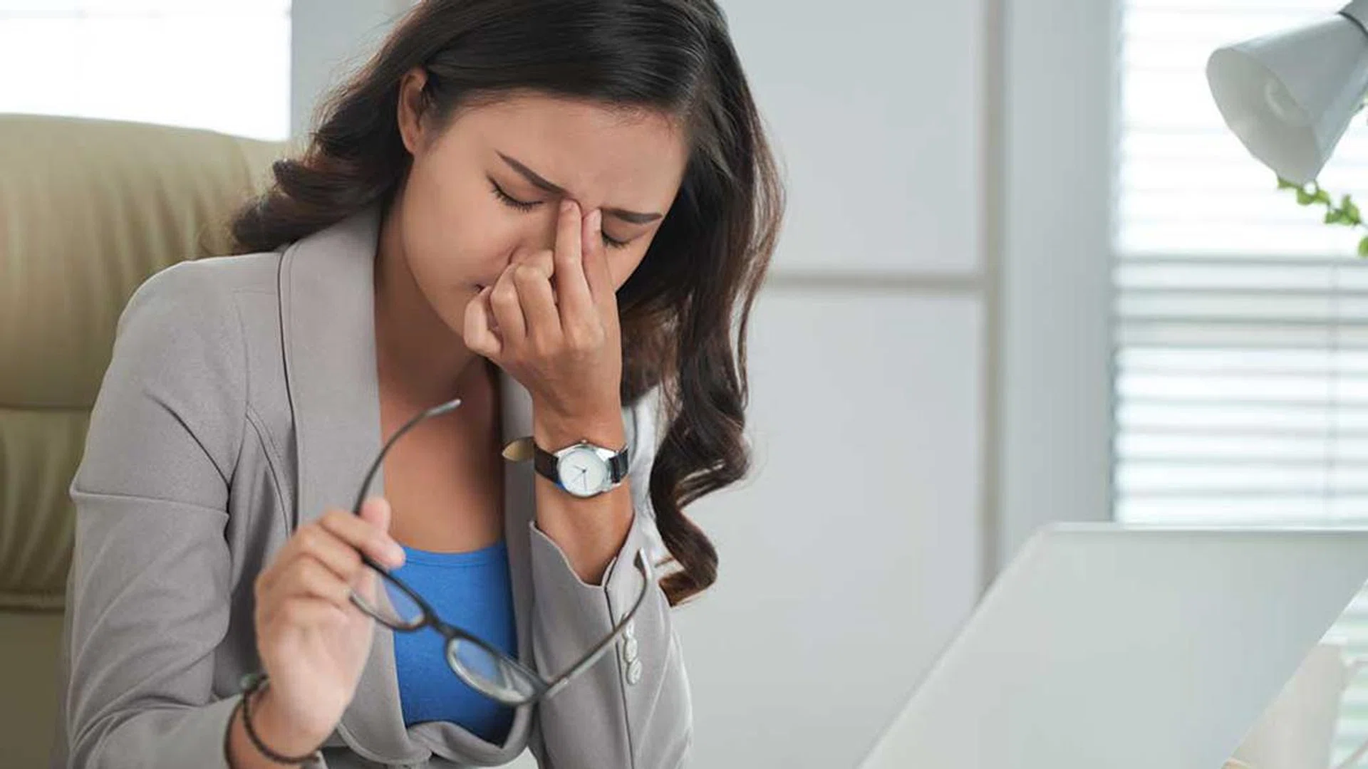 Your body is flooded with adrenalin and norepinephrine when you're stressed