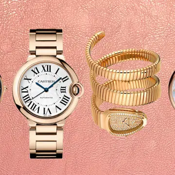 Rose gold watches