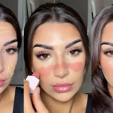 Influencer Honas (@honasbarz) shows how she gets her natural-looking dolphin skin
