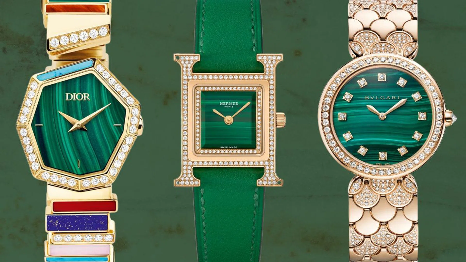 5 green watches