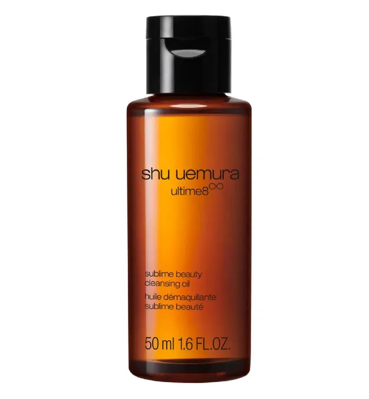Shu Uemura’s brown-bottled Ultime8 cleansing oil ($19 for 50ml from Sephora Singapore)