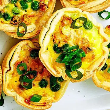 Moroccan Salmon and Pea Mini Quiche; ways to cook salmon