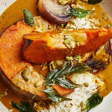 Roasted Rice & Pumpkin Curry