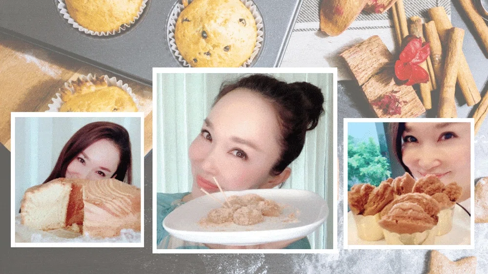 Fann Wong, Muah Chee, Huat Kueh, Gula Melaka Chiffon Cake, Recipe