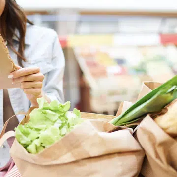 grocery shopping for family during a pandemic
